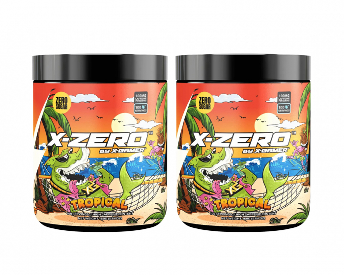 X-Gamer X-Zero Tropical - 2 x 100 Portioner