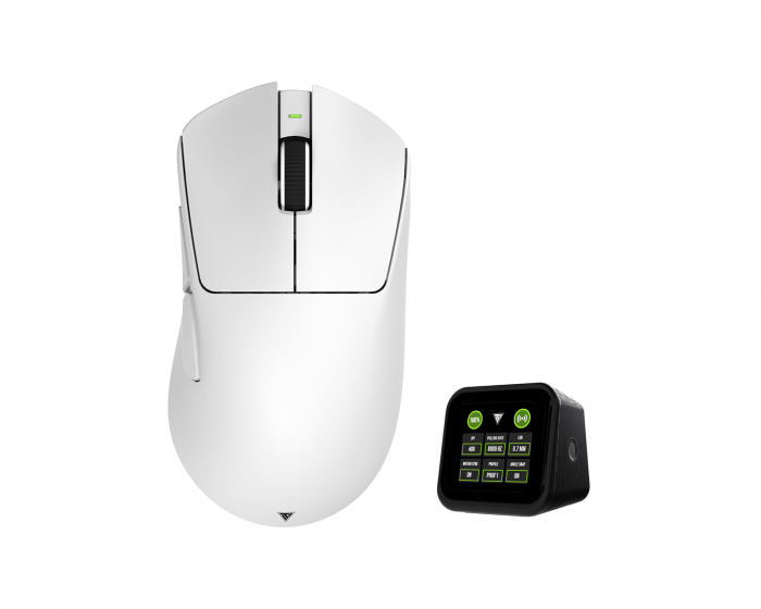 Teevolution Rapid Sync 8K Dongle + Terra Pro Trådløs Gaming Mus - Hvid