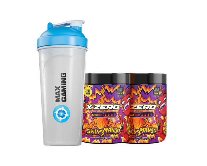 X-Gamer X-Zero Spicy Mango - 2 x 100 Portioner + Shaker