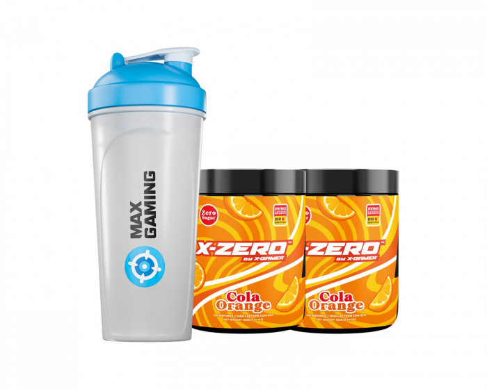 X-Gamer X-Zero Cola Orange - 2 x 100 Portioner + Shaker