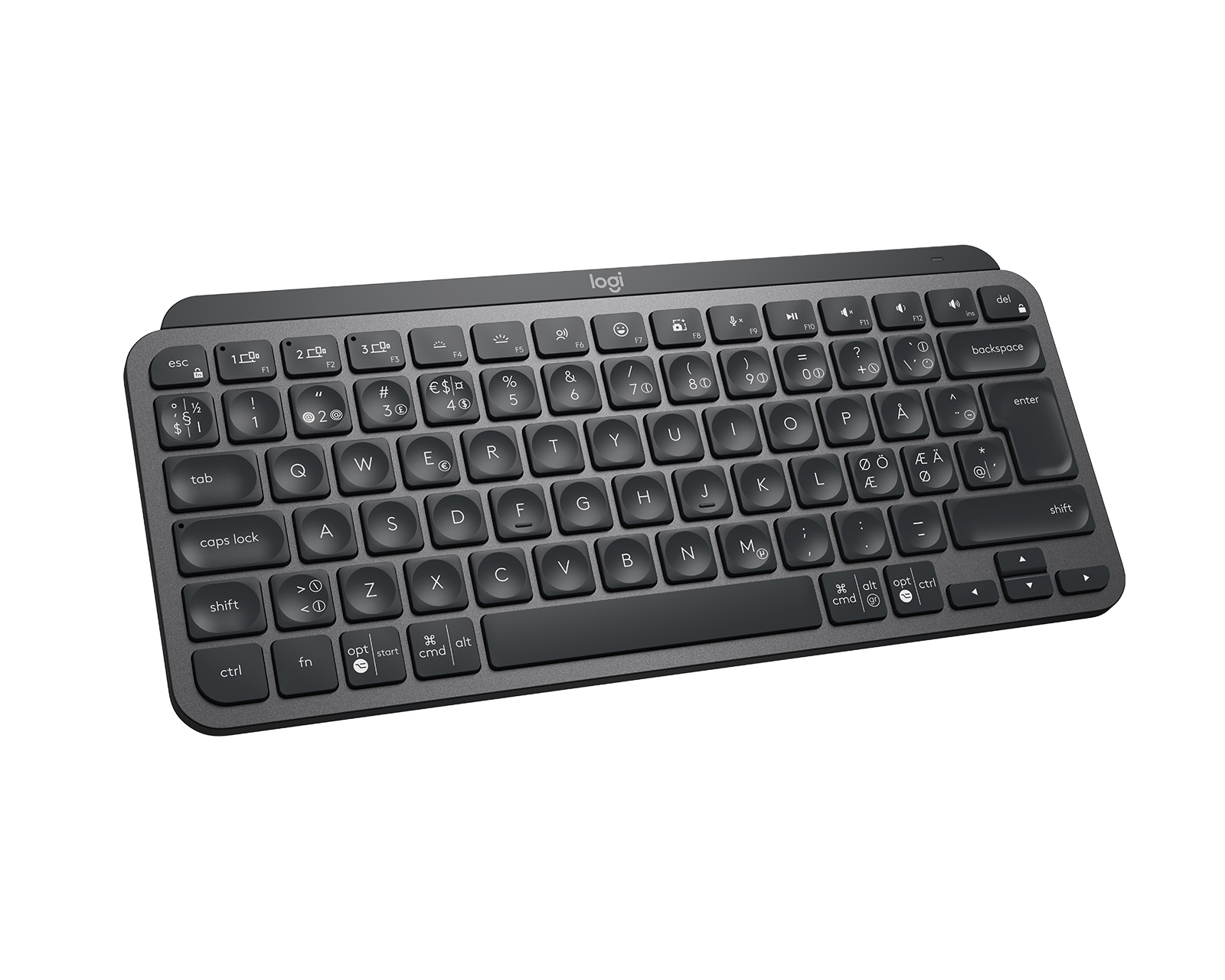 evig grim madlavning Logitech MX Keys Mini Wireless Keyboard - Trådløs Tastatur - Graphite -  MaxGaming.dk