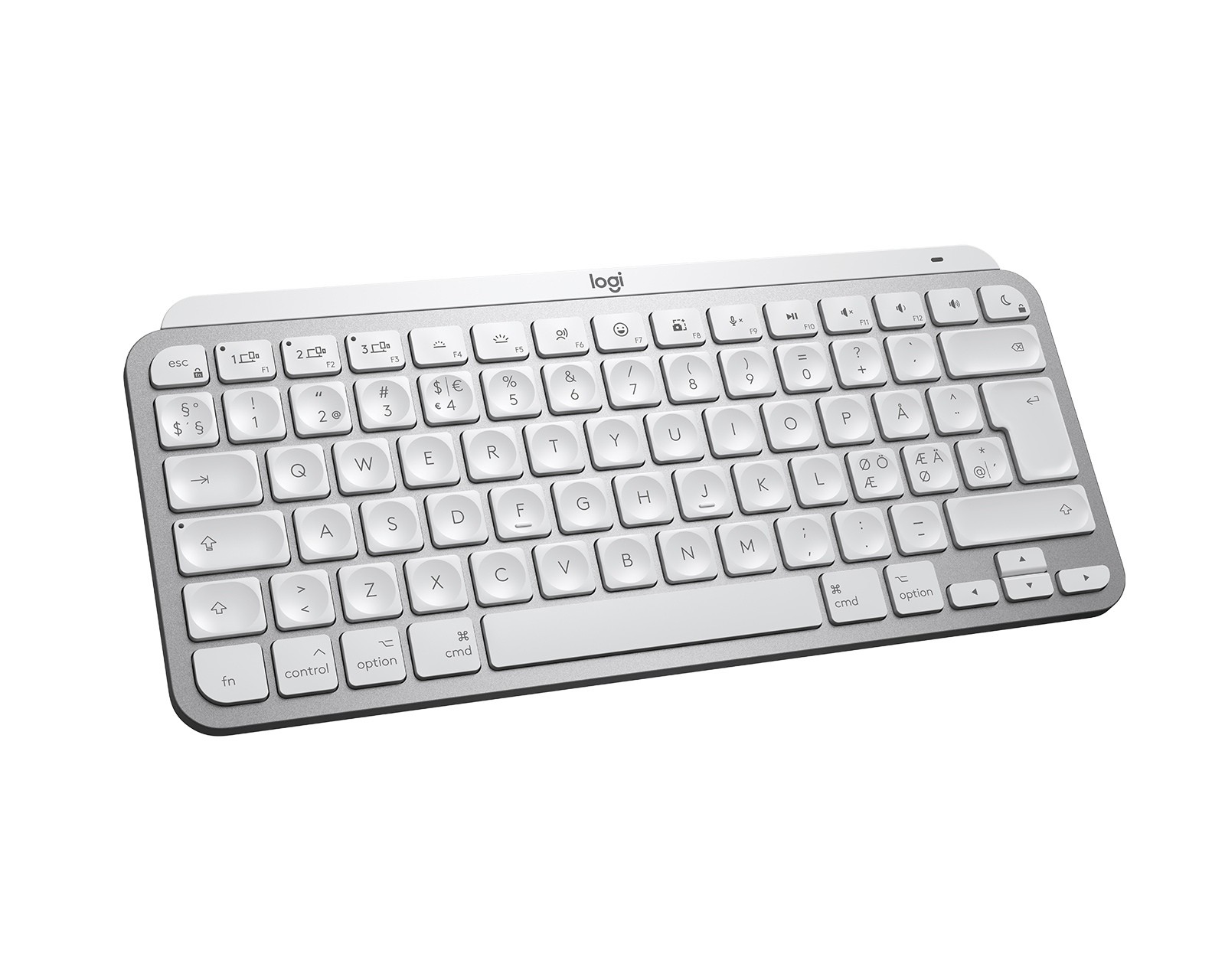 tvetydig igen sladre Logitech MX Keys Mini Wireless Keyboard for MAC - Trådløs Tastatur - Pale  Grey - MaxGaming.dk
