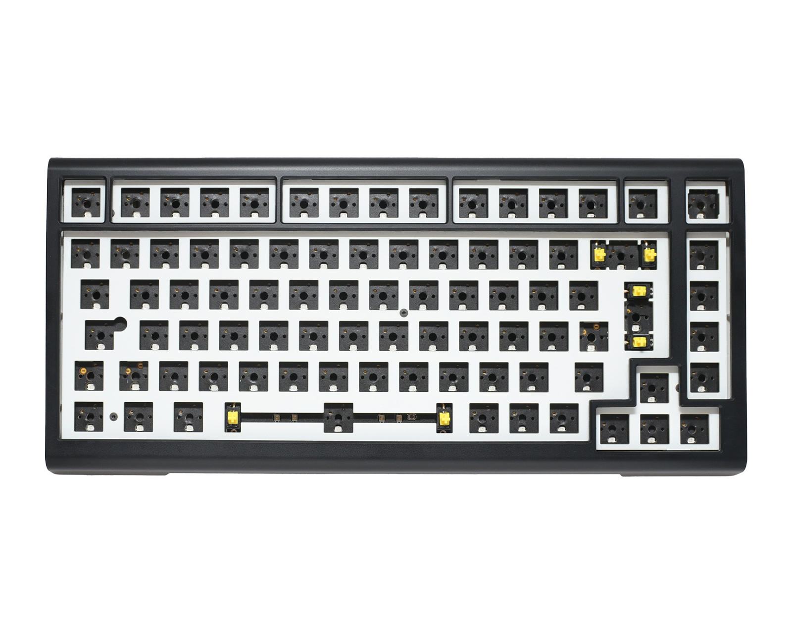 Ducky Tinker 75 Gaming-Tastatur – Mit Cherry MX Red Switches, RGB-Beleuchtung, ISO-DE Layout, Hot-swappable