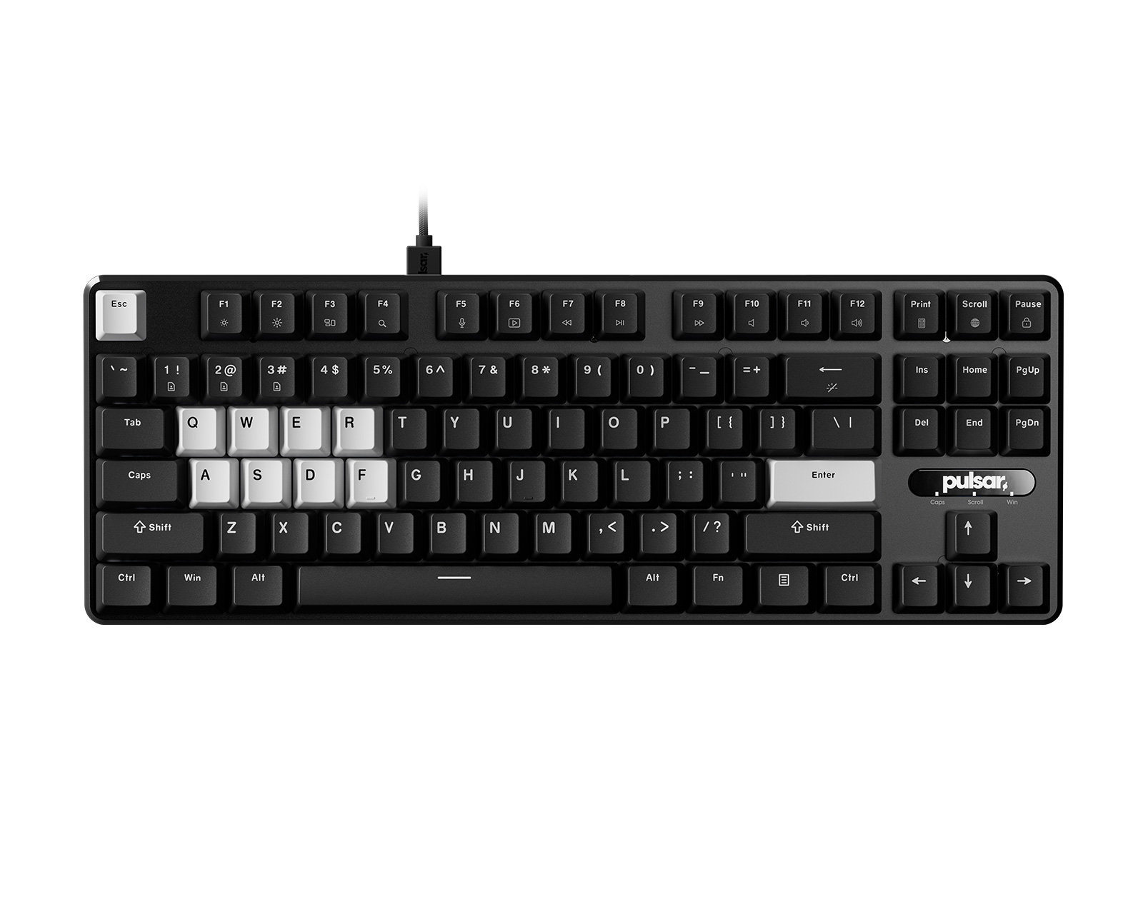 Pulsar 60% Gaming-Tastatur Barebone – Hot-swappable, RGB, Selbst Zusammenbauen