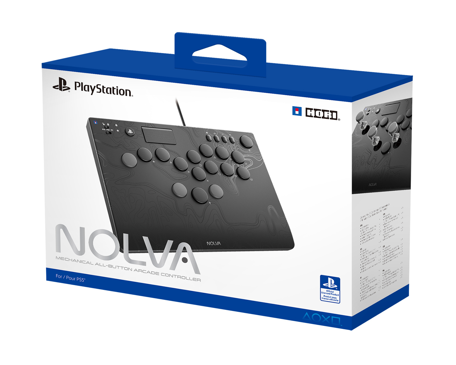 Hori NOLVA Mechanical All-Button Arcade Controller - MaxGaming.dk