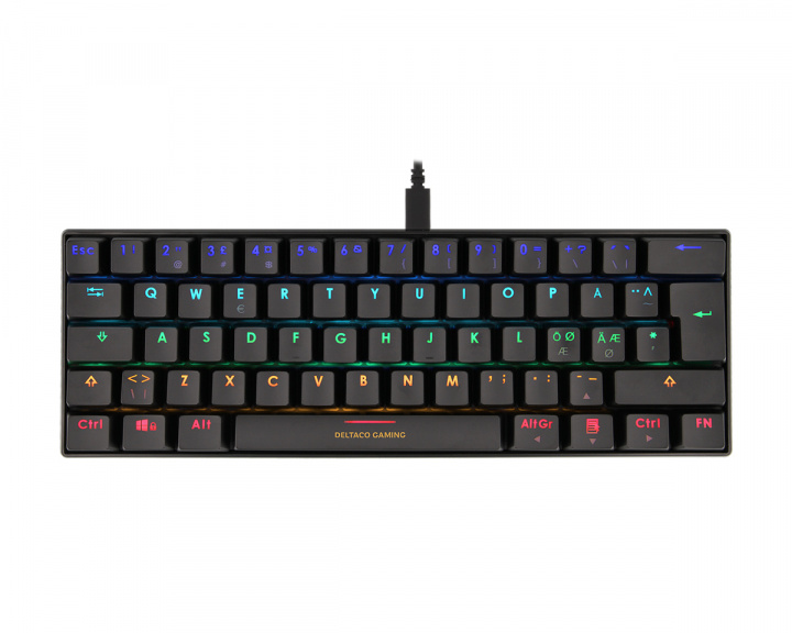 Compact RGB Mekanisk Tastatur [Content Brown] i gruppen Computertilbehør / Tastatur og tilbehør / Gaming tastatur hos MaxGaming (1000013)