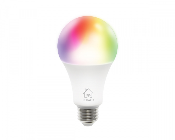 Deltaco Smart Home RGB LED Lampe E27 WiFi 9W