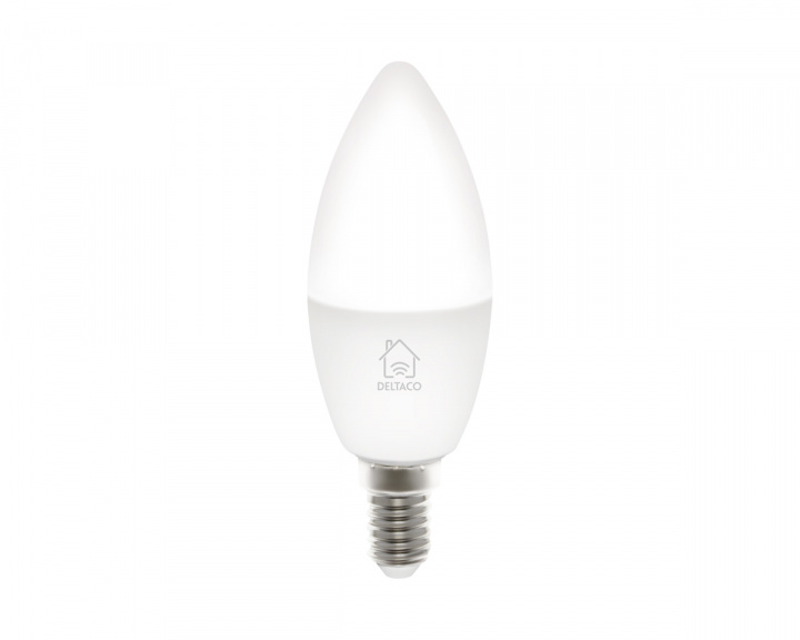 Deltaco Smart Home LED-lys E14 WiFI 5W, Dimbar