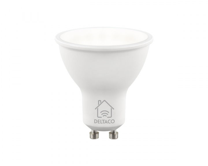 Deltaco Smart Home LED-lys GU10 WiFI 5W, Dimbar