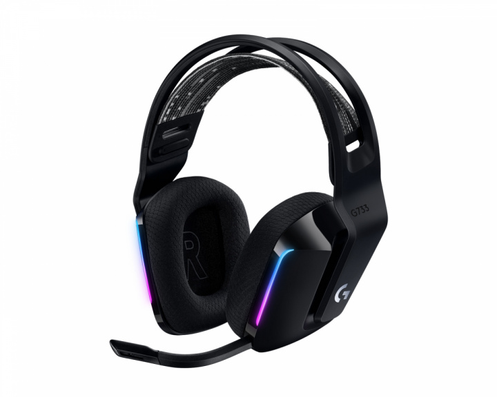 Logitech G733 Lightspeed Trådløs Headset - Sort