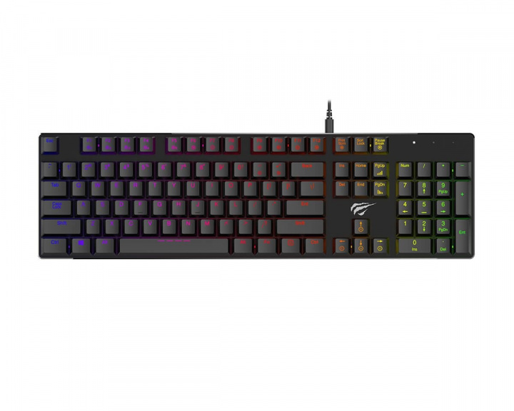Havit HV-KB395L RGB Low Profile Gaming Tastatur [Kailh Blue]