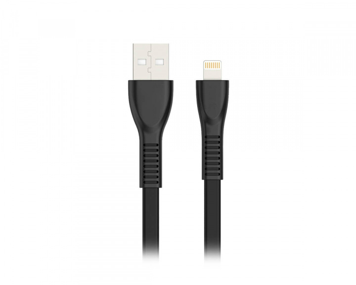 USB til Lightning 1.8 Meter Sort i gruppen Computertilbehør / Computerkabler & adaptere / USB kabel hos MaxGaming (13212)