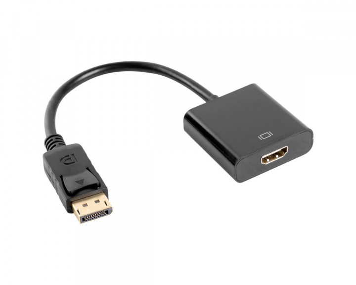 Lanberg Displayport Han til HDMI Hun 10cm