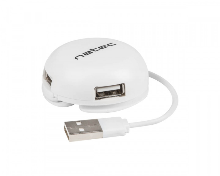 Natec Bumblebee Hvid 2.0 USB Hub 4 Ports