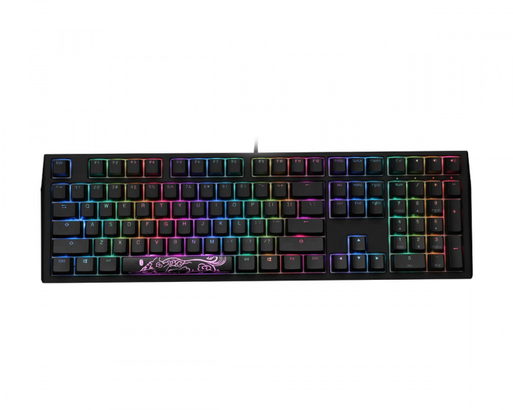 Ducky Shine 7 Blackout RGB PBT Tastatur [MX Blue]