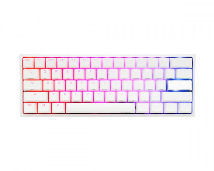 ONE 2 Mini RGB Pure Hvid Tastatur [MX Silent Red] i gruppen Computertilbehør / Tastatur og tilbehør / Gaming tastatur hos MaxGaming (14218)
