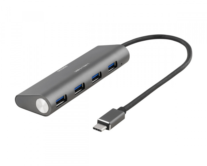 Tremble at retfærdiggøre trone Deltaco USB-C Hubb til 4x USB-A - MaxGaming.dk