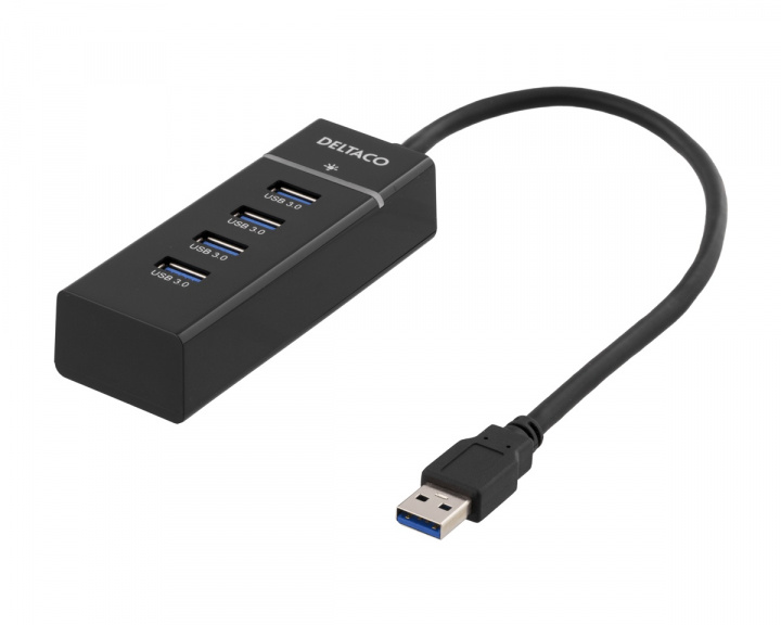 Deltaco USB-A 3.1 Hub til 4x USB-A