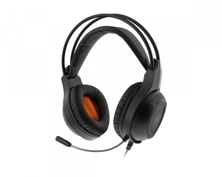 Deltaco Gaming Stereoheadset Med Orange LED