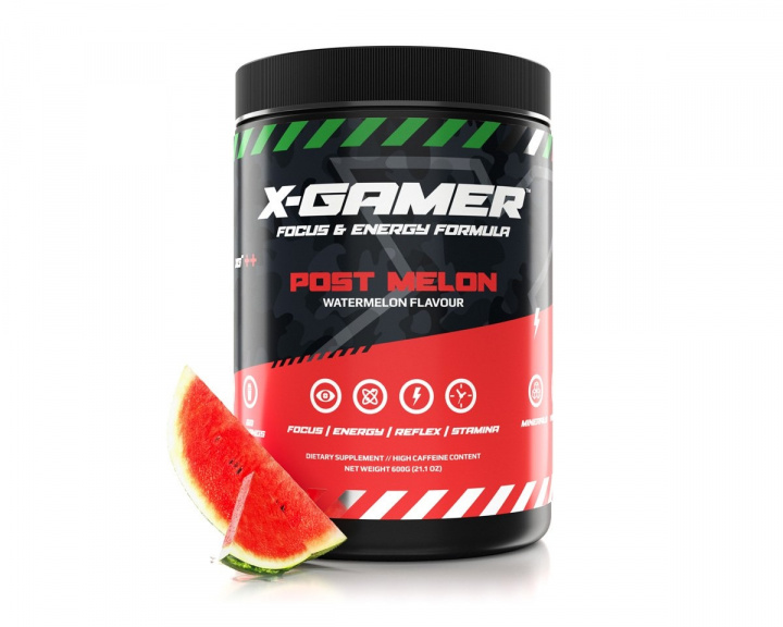 X-Gamer 600g X-Tubz Post Melon - 60 Portioner