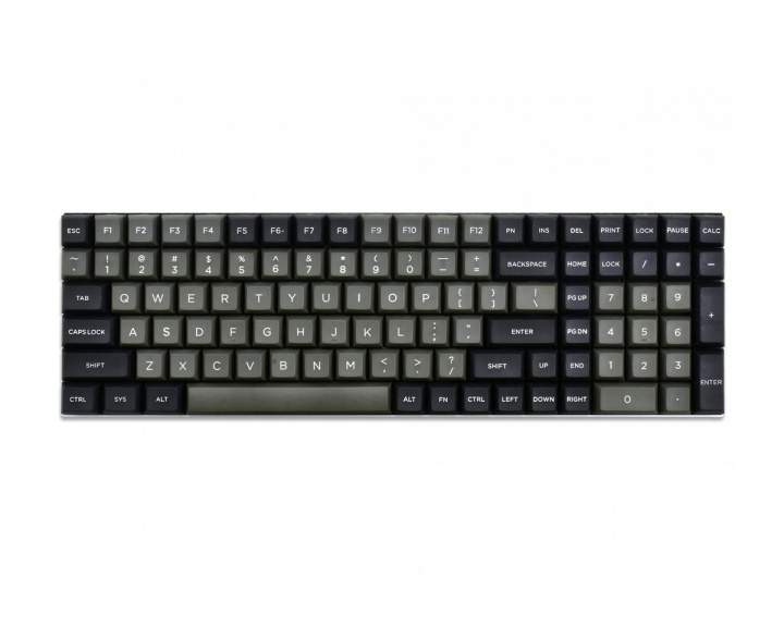 Tab 90M Double Shot PBT Tastatur [MX Black] i gruppen Computertilbehør / Tastatur og tilbehør / Gaming tastatur hos MaxGaming (14899)