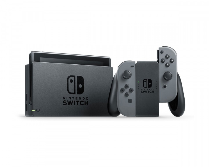 Almindelig Bærbar Eve Nintendo Switch Konsol - Grå - MaxGaming.dk