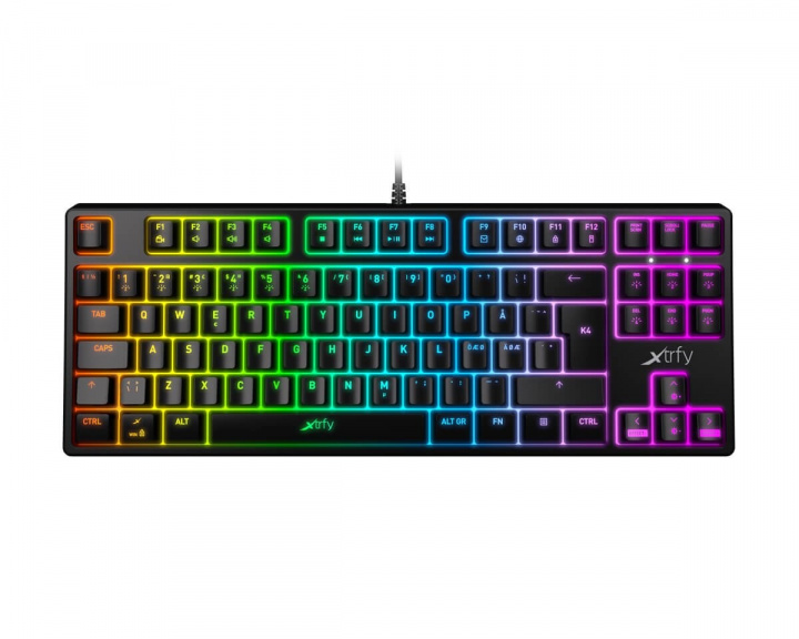 Cherry Xtrfy K4 RGB Mekanisk Gaming Tastatur TKL [Kailh Red]