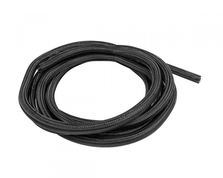 Self-Closing Cable Sleeve 5m 19mm - Sort i gruppen Computertilbehør / Computerkabler & adaptere / Kabelsortering hos MaxGaming (15145)
