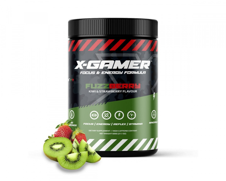 X-Gamer 600g X-Tubz FuzzBerry - 60 Portioner