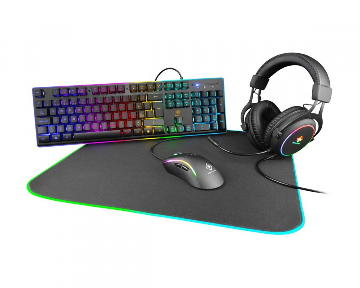 Deltaco Gaming 4-In-1 RGB Gaming Bundle