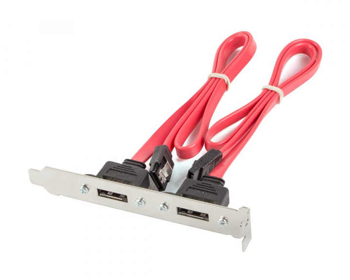 Lanberg 2 Port SATA til eSATA Konsol (0.5 Meter)