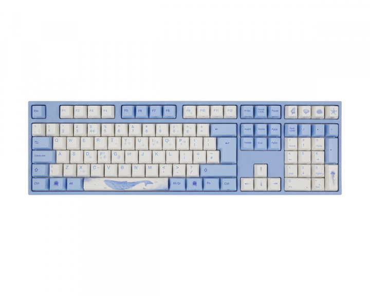 Varmilo VA109M Sea Melody PBT Hvid LED Tastatur [MX Silver]