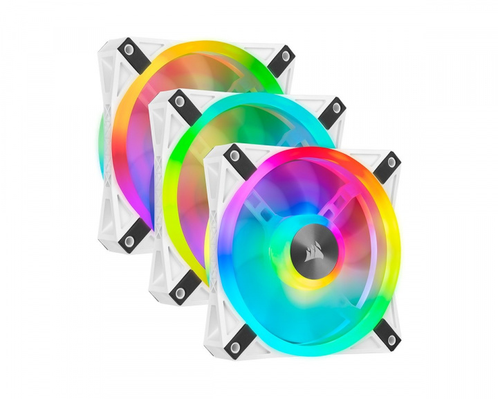 Corsair QL120 RGB Hvid Trippel Blæserpaket