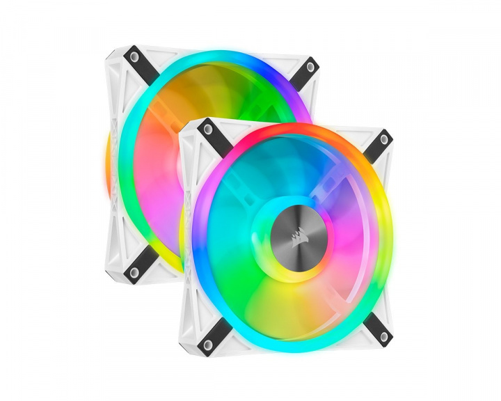 Corsair QL140 RGB Hvid Dobbelt Blæserpaket