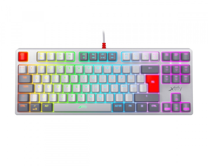 Xtrfy K4 RGB Mekanisk Gaming Tastatur TKL RETRO EDITION [Kailh Red]