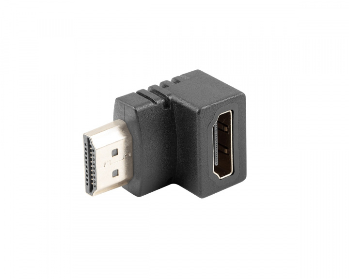 Lanberg Adapter HDMI-A(han) til HDMI-A(hun) 90° Ned