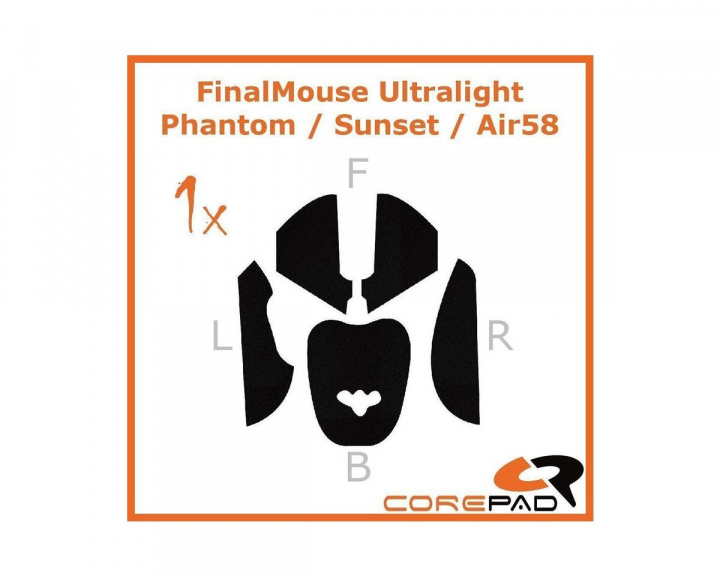 Corepad Grips til Finalmouse Ultralight/Phantom/Sunset/Air58