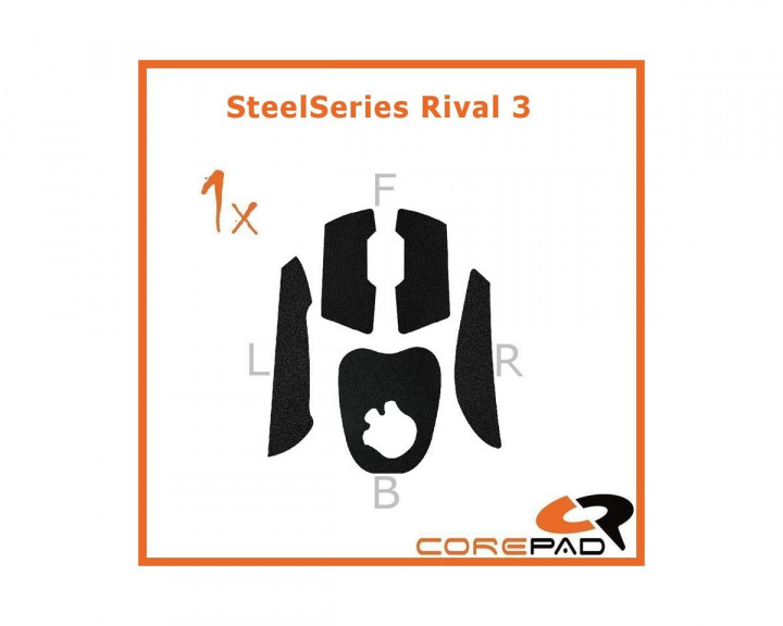 Corepad Grips til SteelSeries Rival 3
