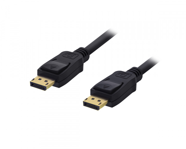 Deltaco DisplayPort Kabel 4K Sort - 2 meter