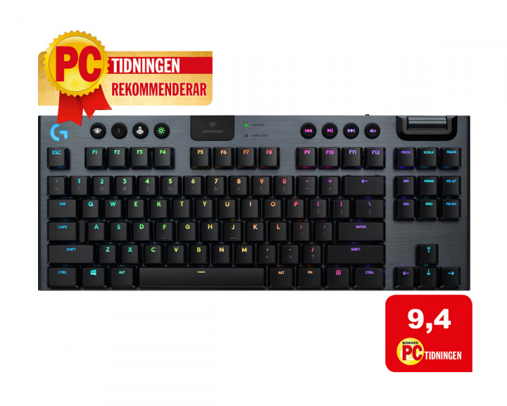 Logitech G915 Trådløs RGB Spiltastatur TKL [GL Tactile]