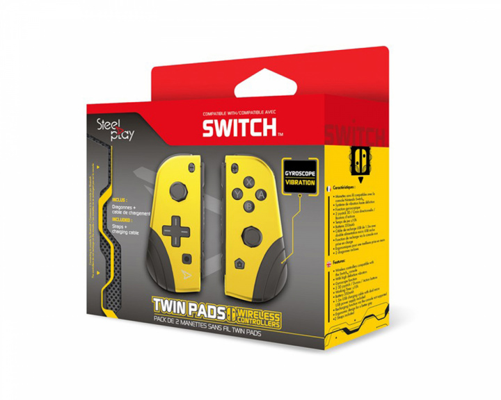 Steelplay Twin Pads til Nintendo Switch - Gul