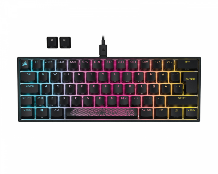 Corsair K65 RGB PBT Gaming Tastatur [MX Red]