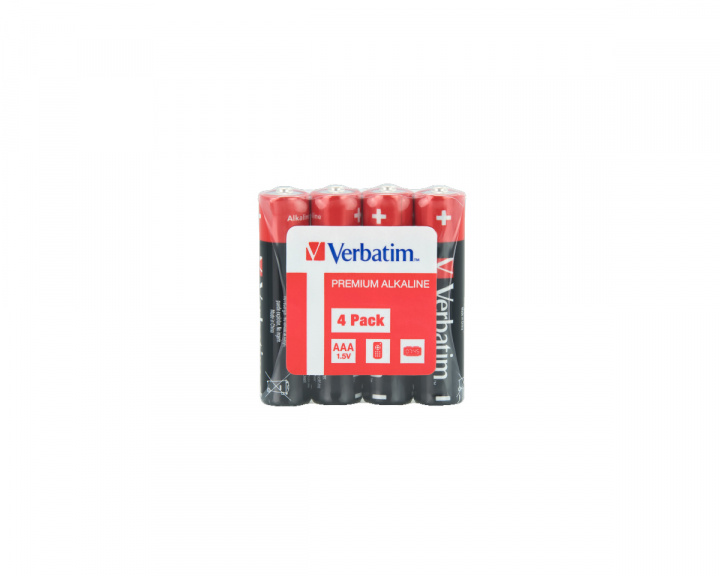 Verbatim AAA Batterier - 4-Pakke