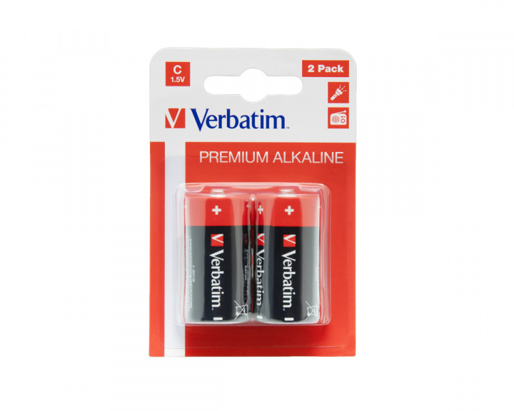 Verbatim C Batterier - 2 Pakke