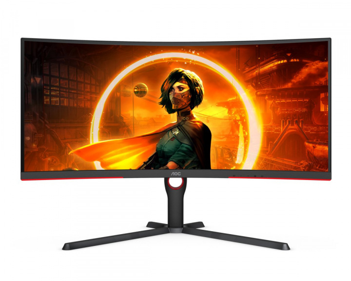 AOC CU34G3S 34” LED 165Hz 1ms AMD FreeSync Premium Curved Gaming Monitor