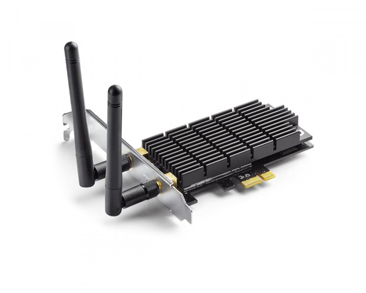 TP-Link Archer T6E PCIe Netværkskort, Dual-Band, 400+867 Mbps, 2xDetachable antennas