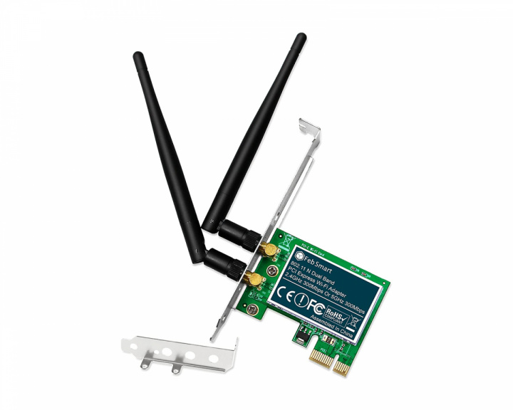 TP-Link TL-WN881ND PCIe Network Adapter, 2.4GHz, 802.11n, 300Mbps - Netværkskort