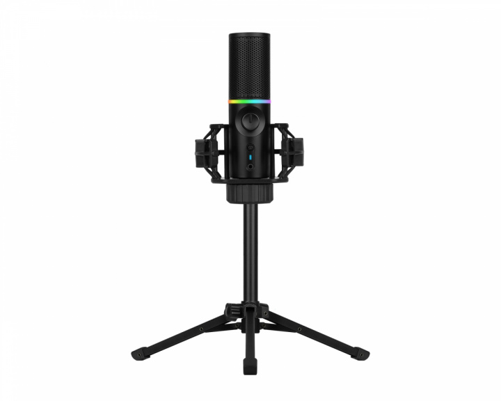 MIC - RGB Tripod Mikrofon - Sort i gruppen Computertilbehør / Headset & Lyd / Mikrofoner hos MaxGaming (20768)