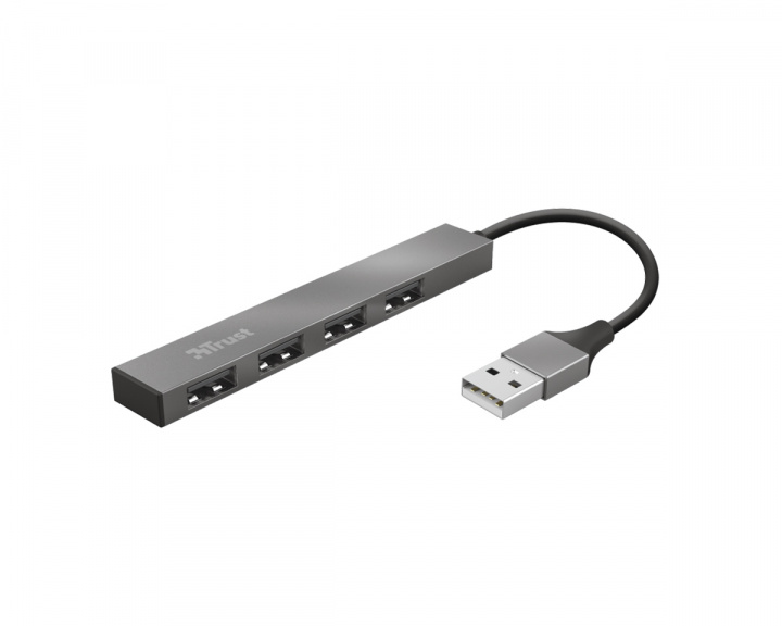 Trust Halyx Aluminium Mini 4-Ports USB-A 2.0 Hub