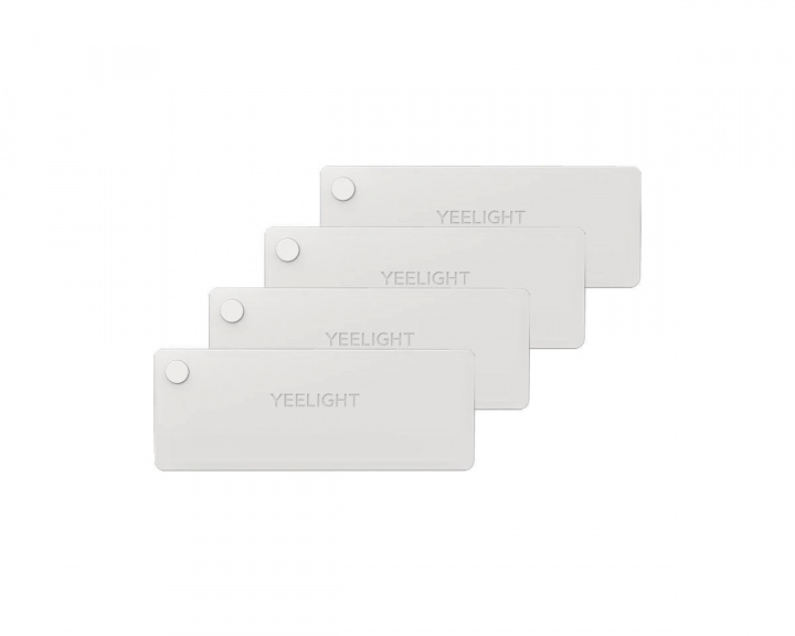 Yeelight LED Sensor Drawer Light, Rechargeable battery, USB-C, 4-pack - Hvid